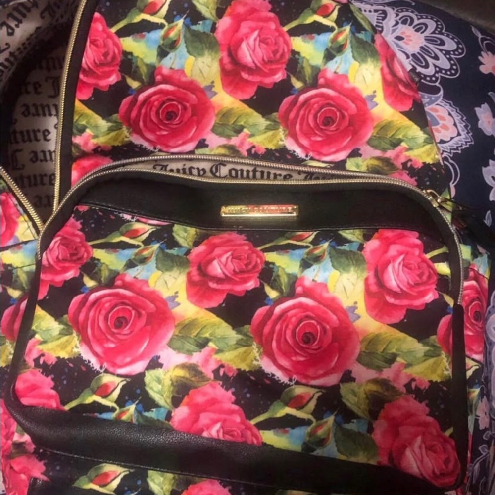 Juicy Couture floral mini backpack